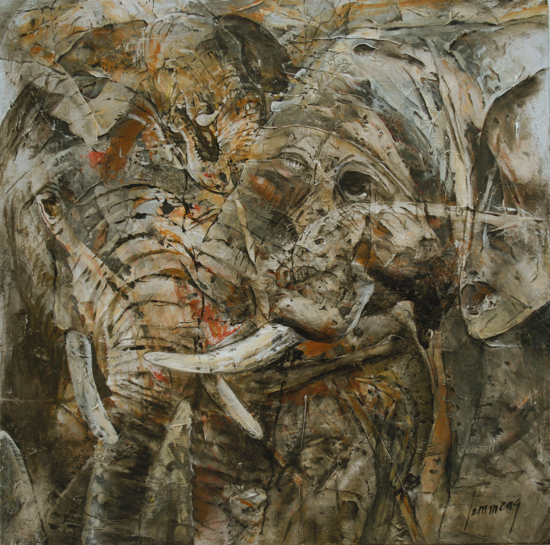 African elephants